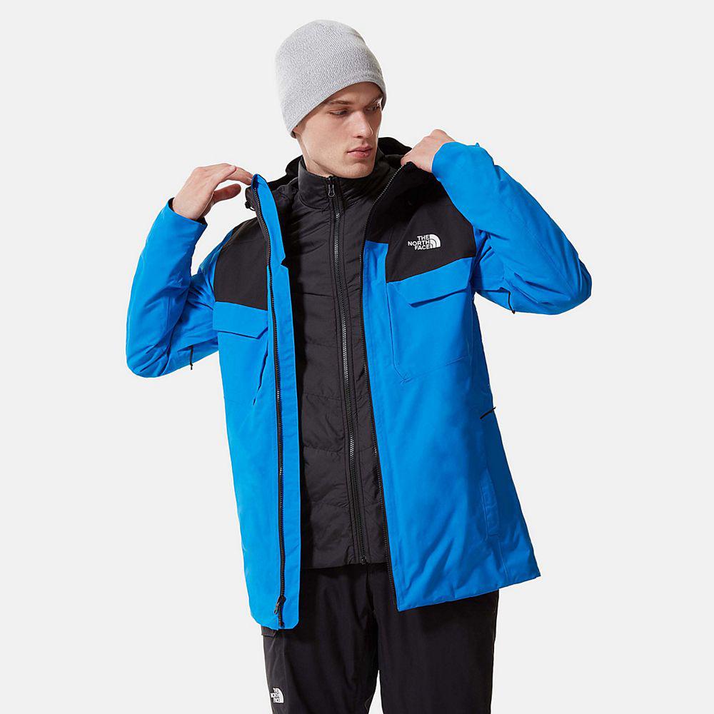 The North Face Fourbarrel Zip-In Triclimate® Ανδρικα Σακάκι - Μπλε / Μαυρα (MCVK47163)